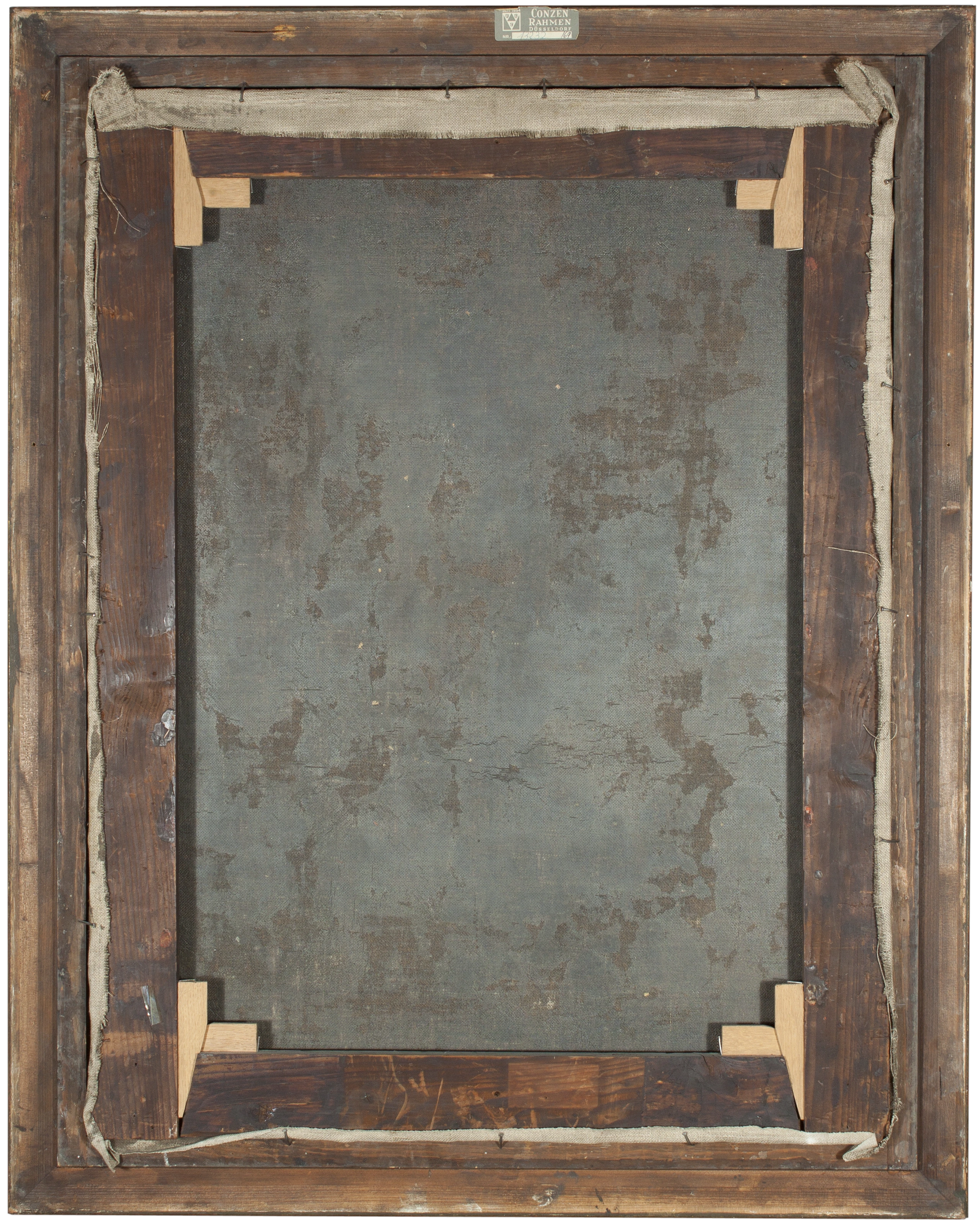 Rückseite des Gemäldes