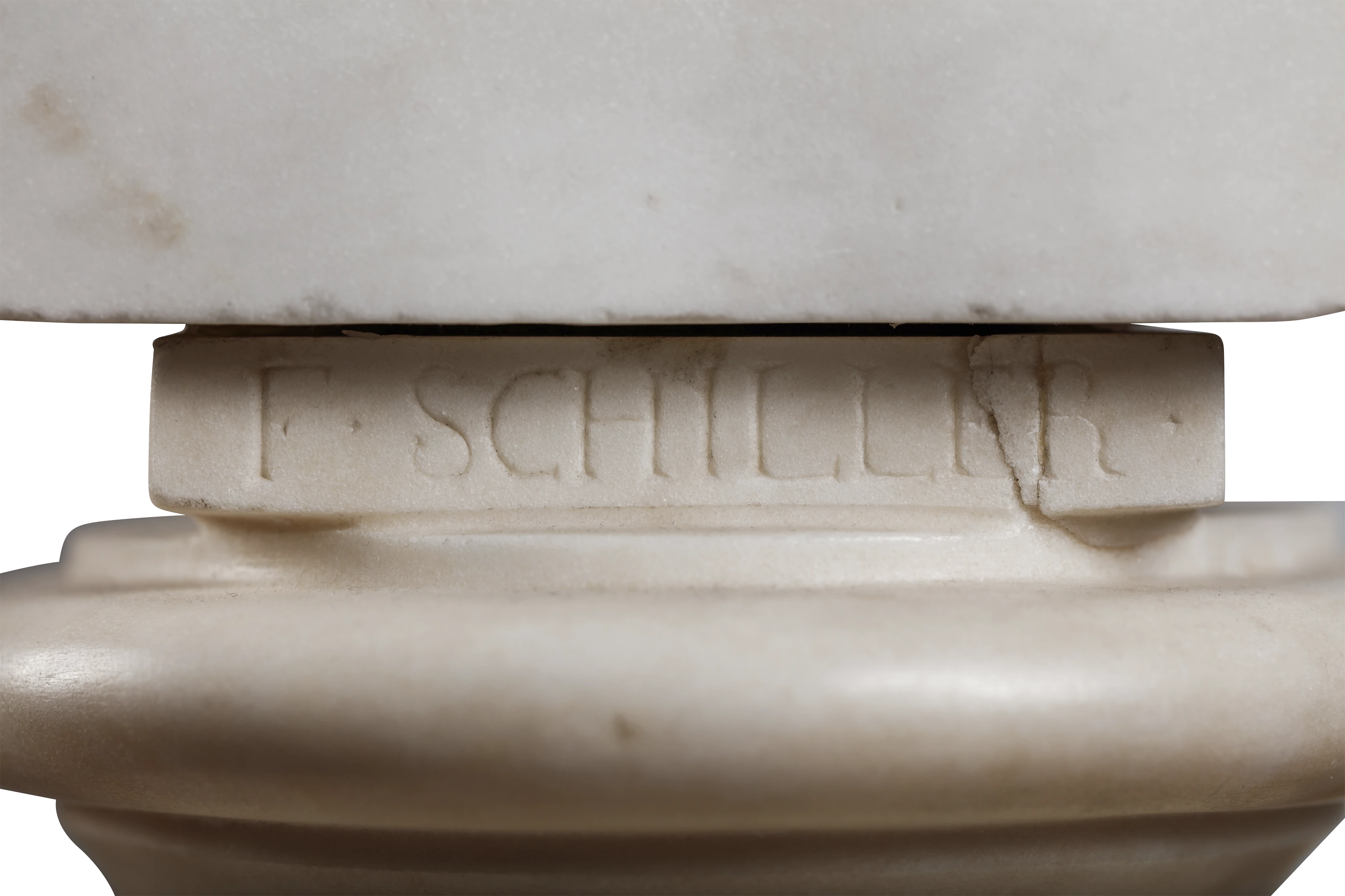 Detail: Kartusche "F. SCHILLER."