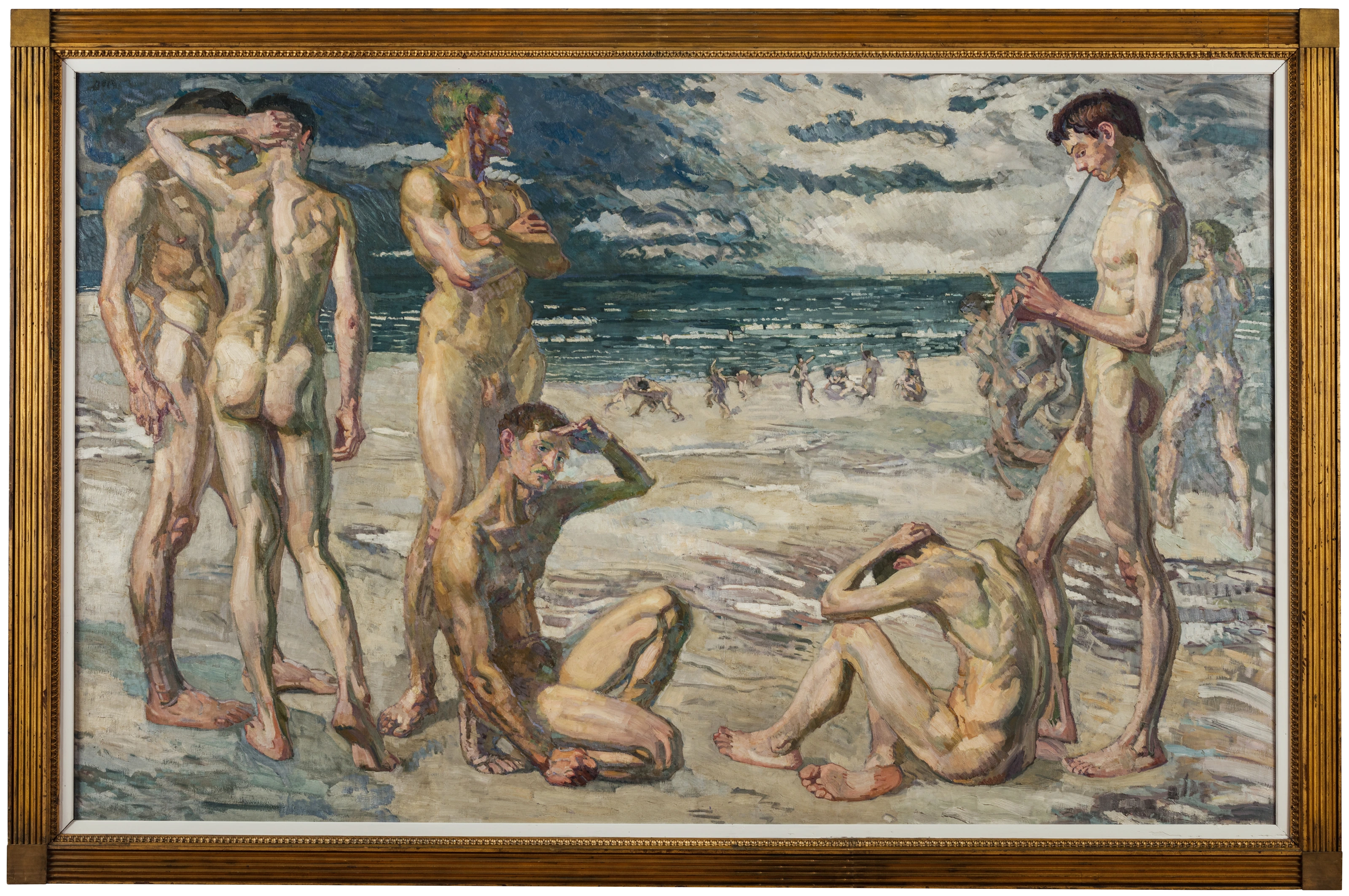 Max Beckmann: Jünglinge am Meer, 1905