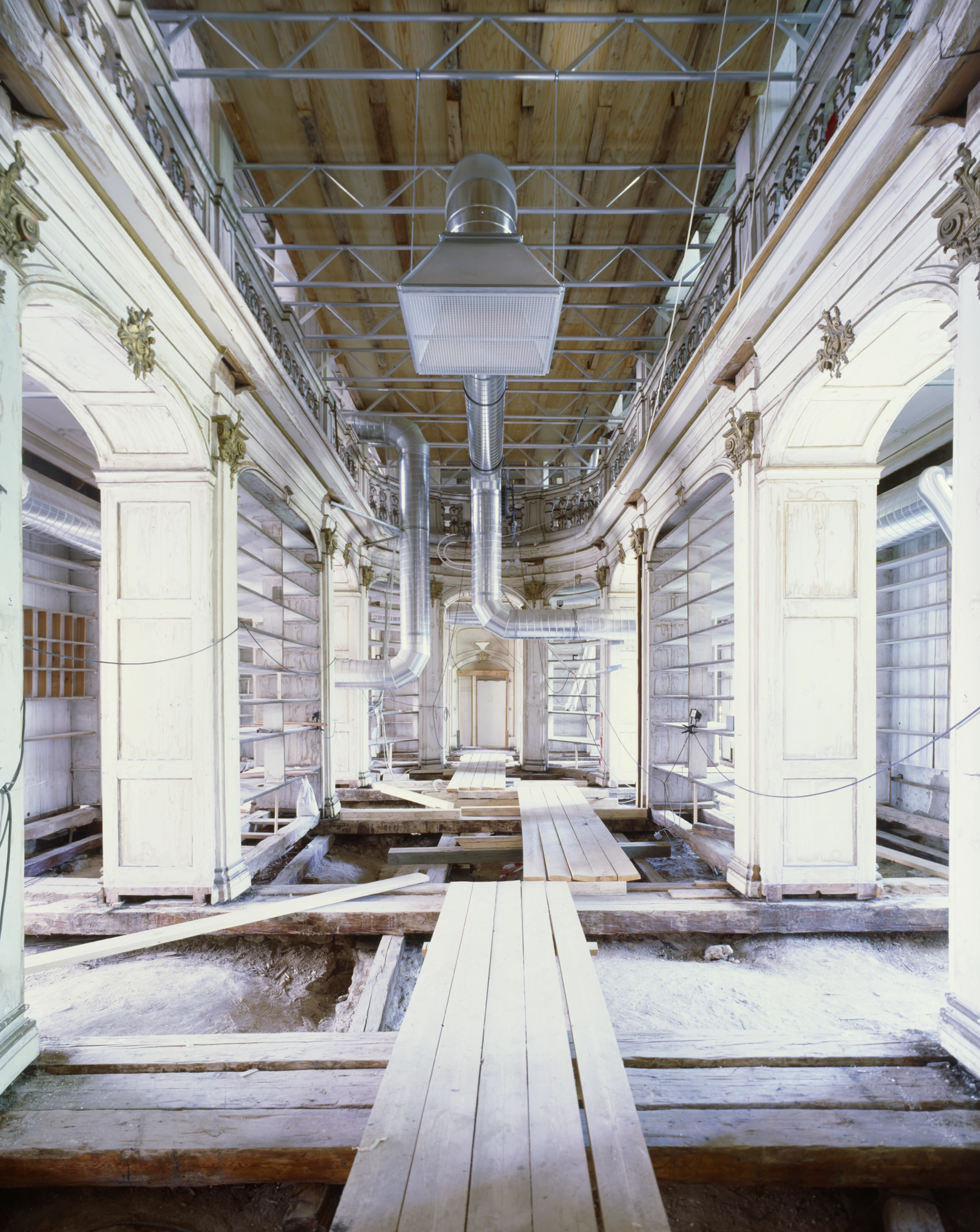 Beseitigung von Brandschäden im Rokokosaal, 2005