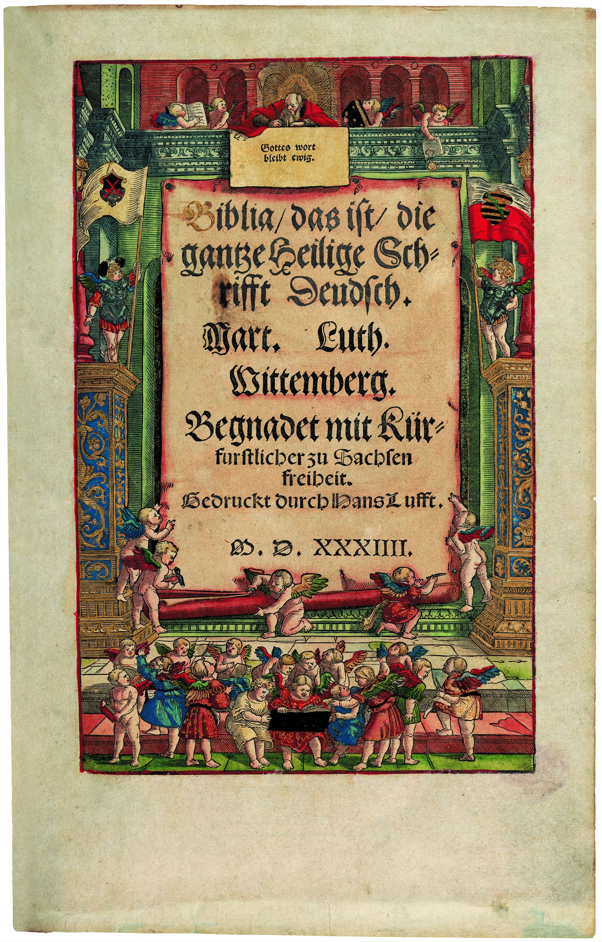 Biblia, das ist, die gantze Heilige Schrifft Deudsch, 1534