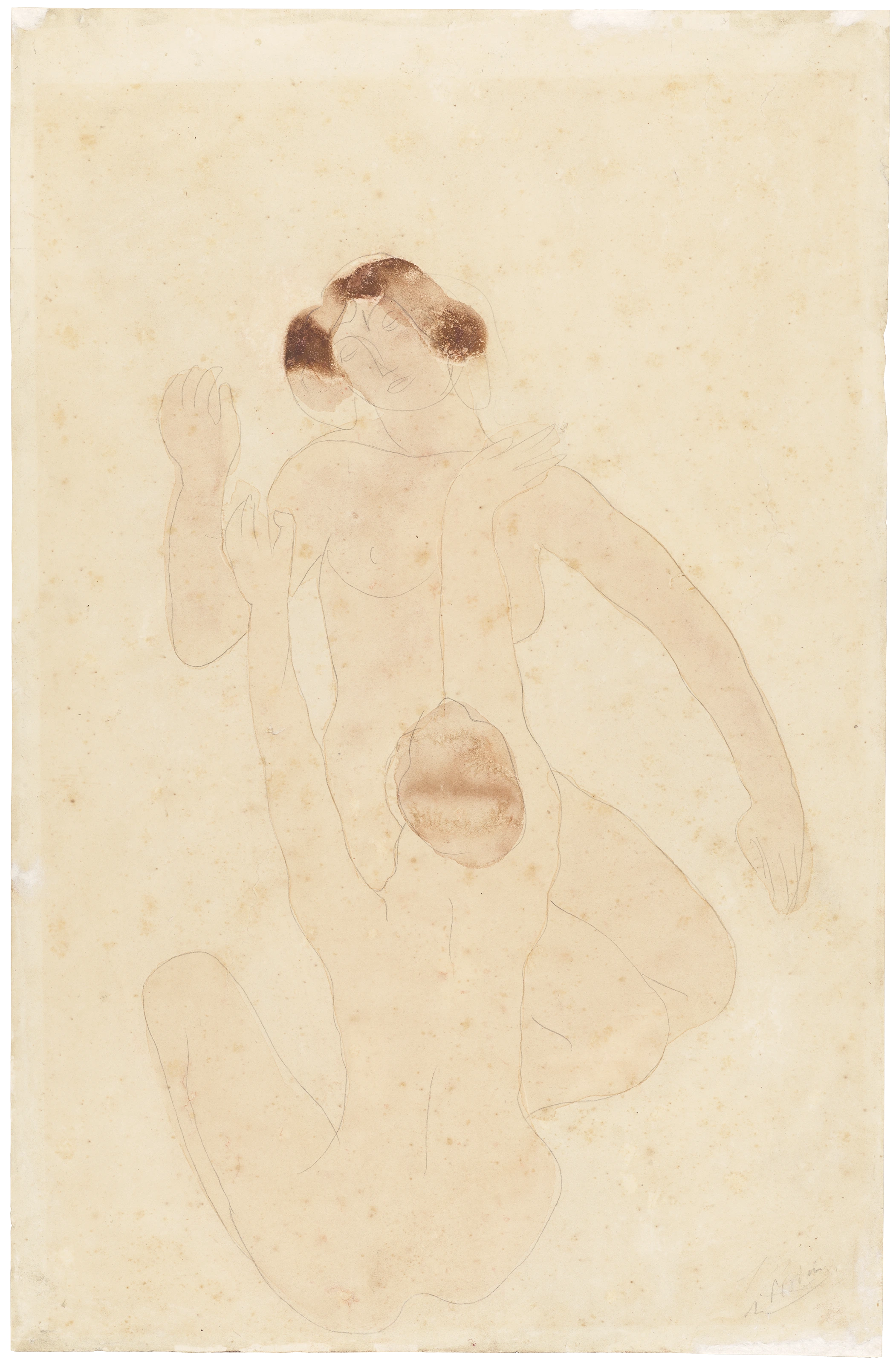 Auguste Rodin: Zwei weibliche Akte, vor 1905