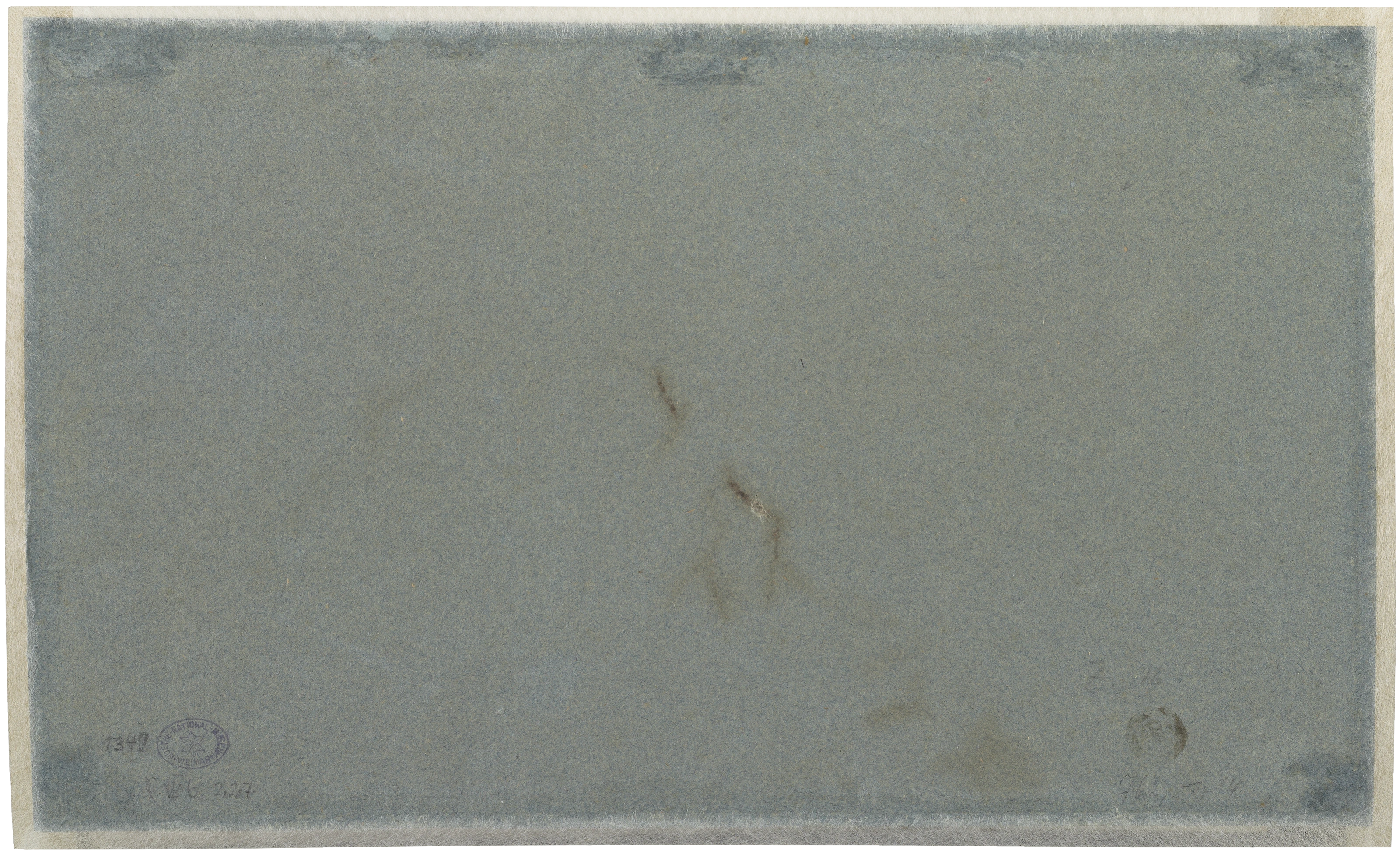 Rückseite der Zeichnung