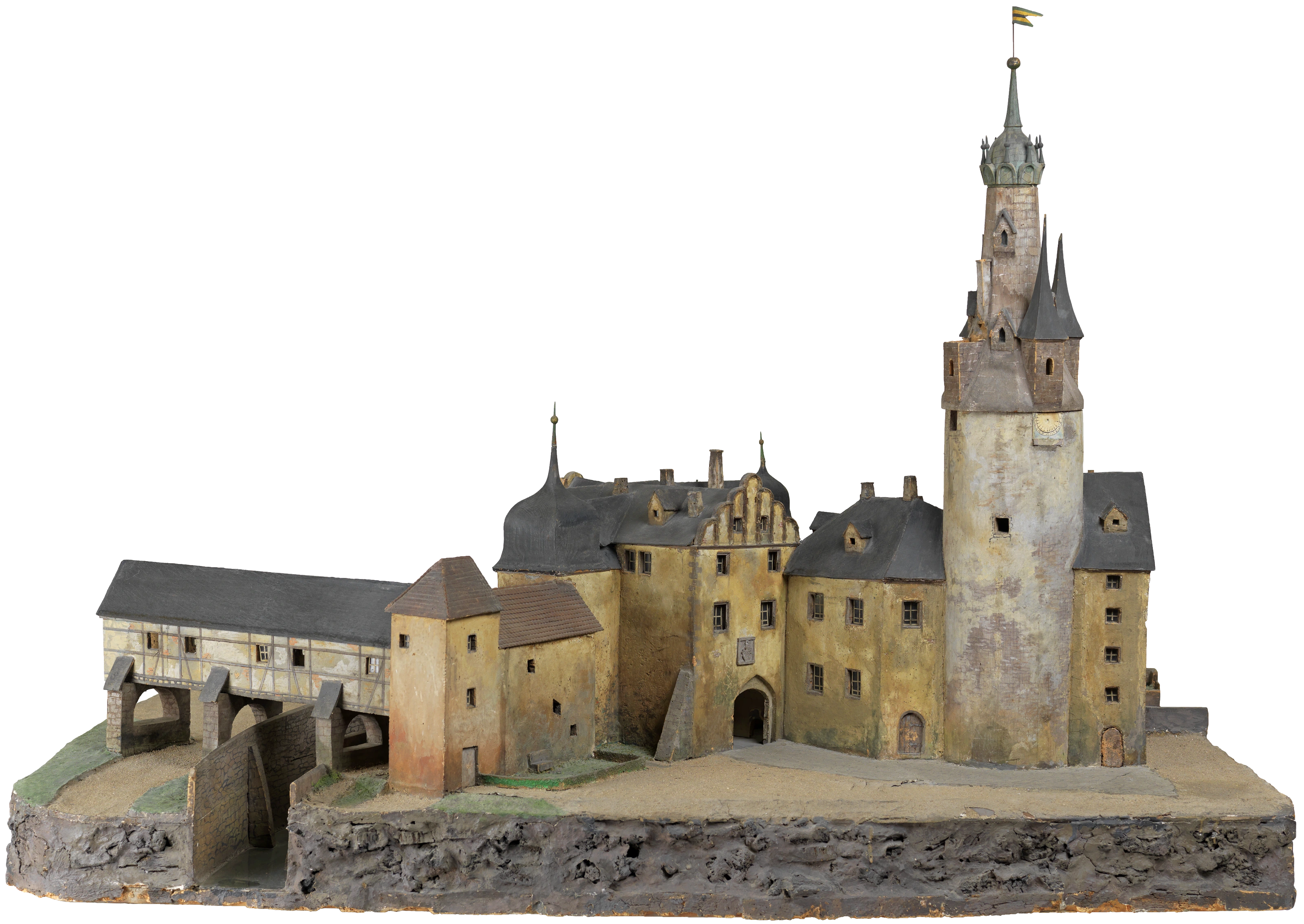 Modell der Bastille am Weimarer Residenzschloss, vor 1850 (Ostseite)