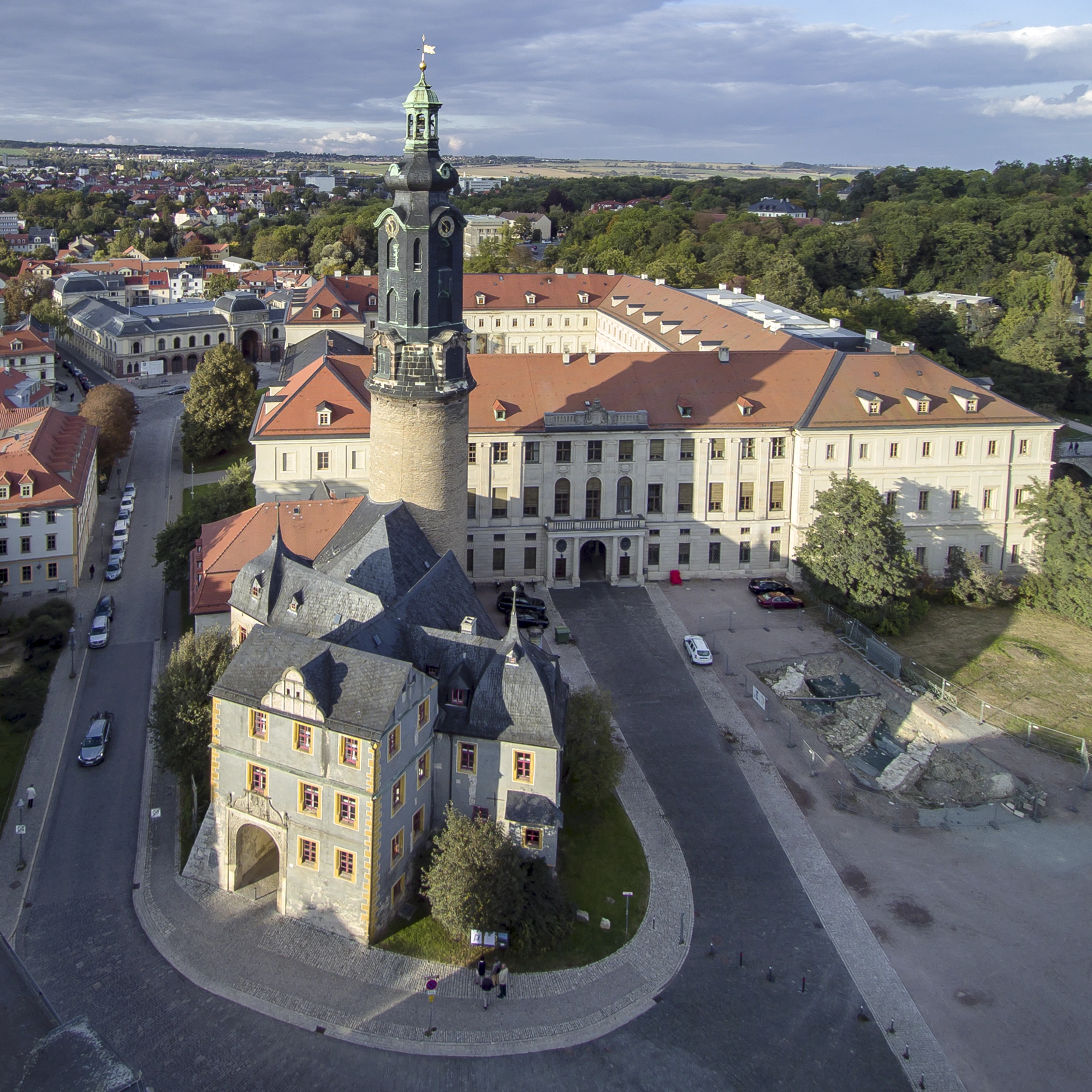 Aktuelle Ansicht Bastille und Residenzschloss