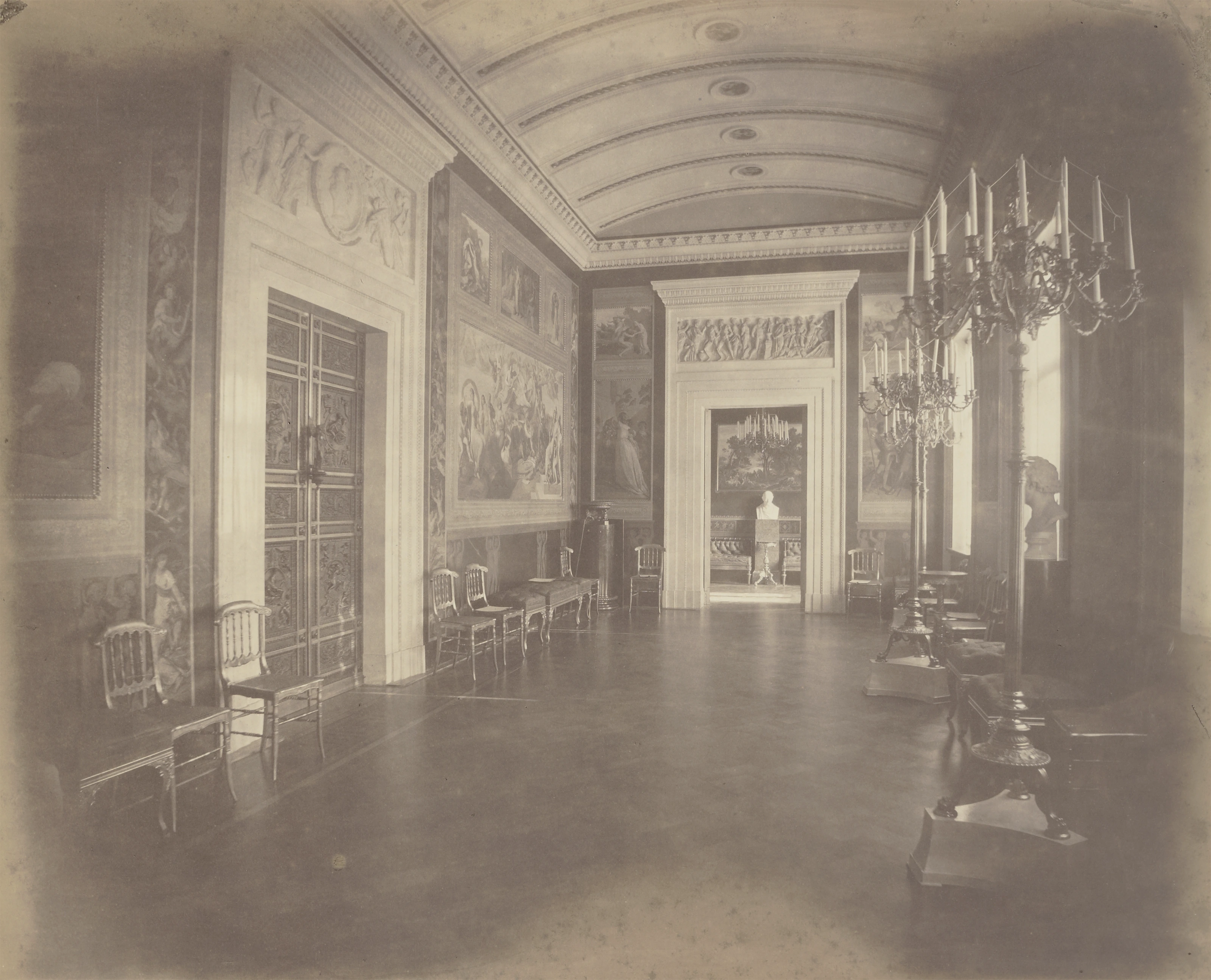 F. Jamrath & Sohn: Intérieur's aus dem Grossherzoglichen Schlosse zu Weimar, um 1870