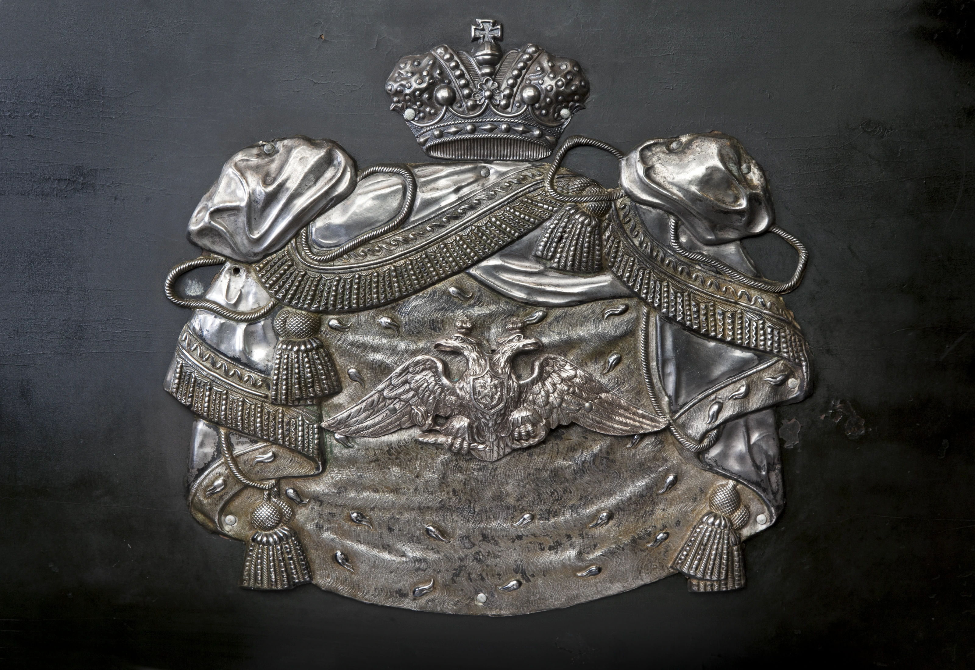 Russisches Wappen auf der Wagentür