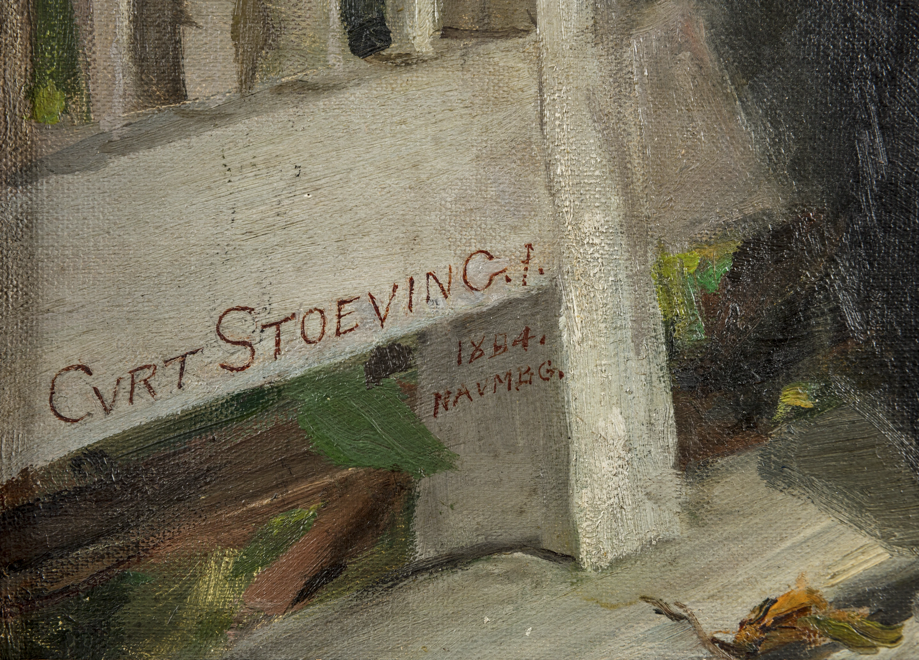 Detail: Signatur "Curt Stoeving 1894"