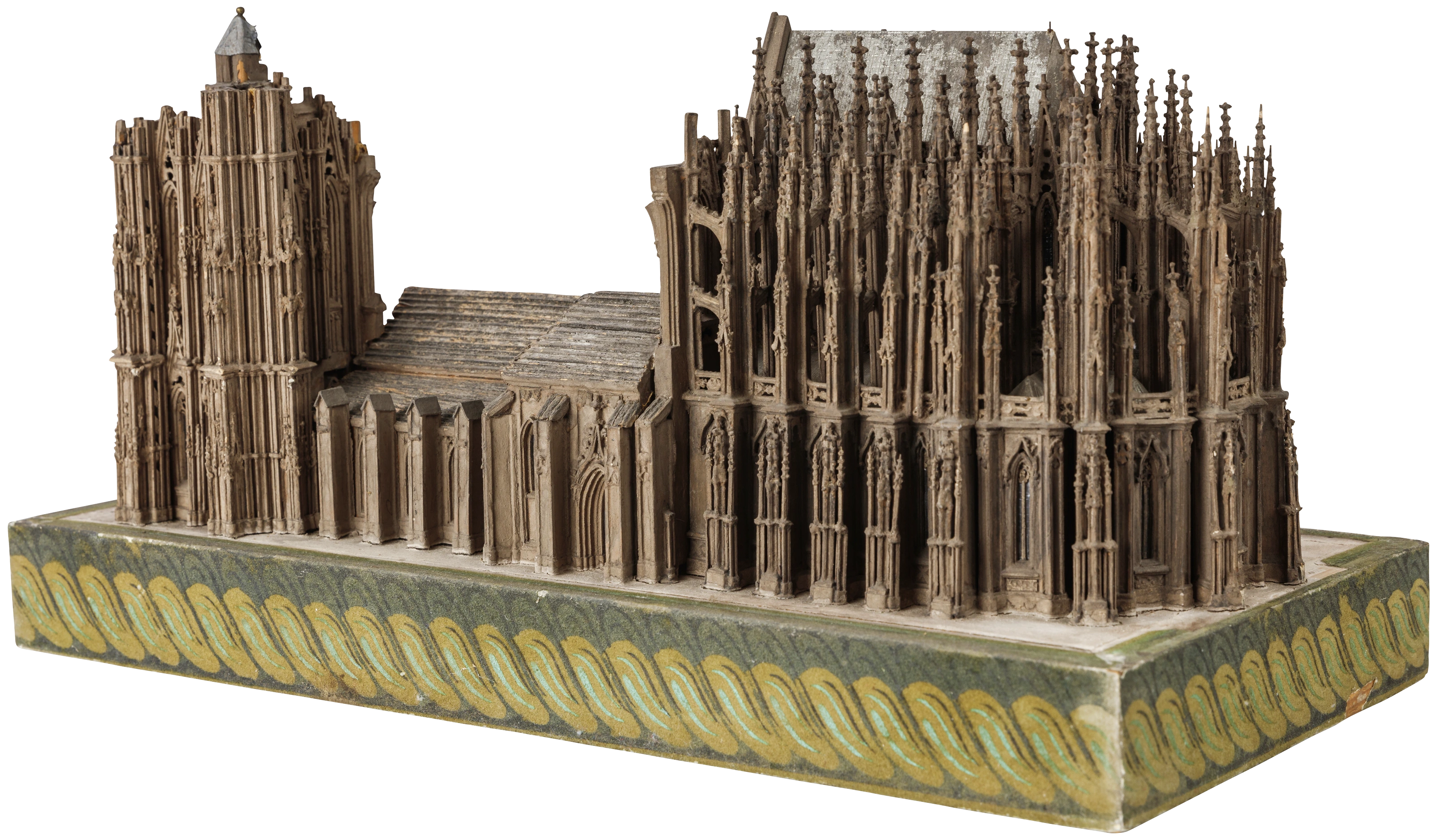Carl Schropp: Modell des Kölner Doms aus Goethes Besitz, 1831 (Südseite)