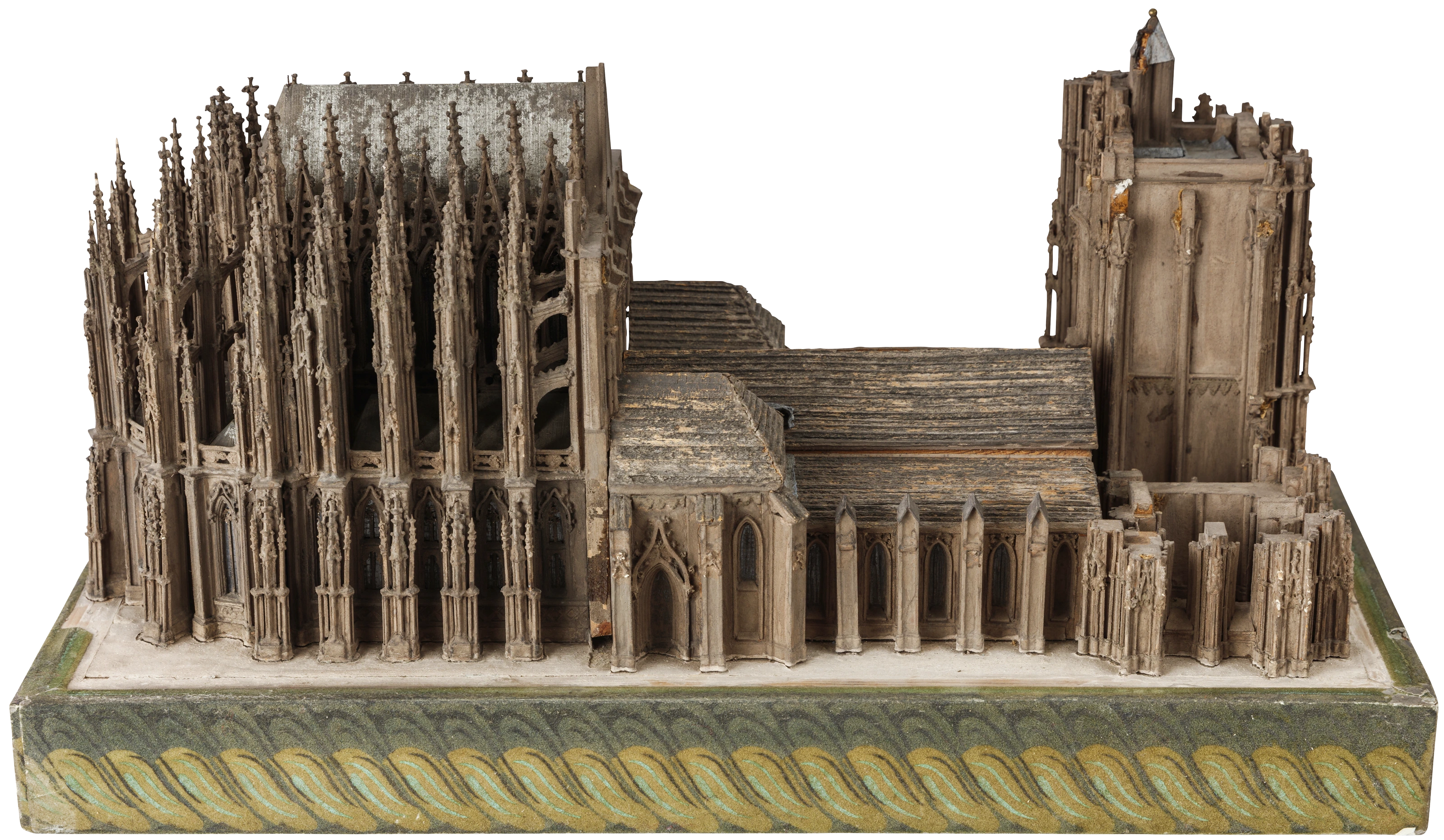 Carl Schropp: Modell des Kölner Doms aus Goethes Besitz, 1831 (Nordseite)