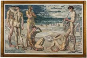 Max Beckmann: Jünglinge am Meer, 1905