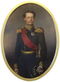 Richard Lauchert: Porträt Erbgroßherzog Carl Alexander von Sachsen-Weimar-Eisenach, um 1854