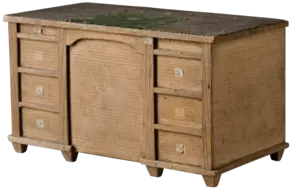 Richard Fröde: Modell des Schreibtisches von Friedrich Schiller, 1848