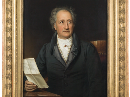 Friedrich Dürck nach Joseph Karl Stieler: Porträt Johann Wolfgang von Goethe, 1829