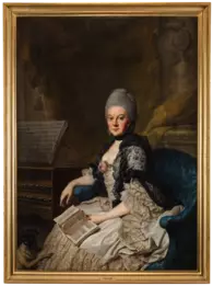 Johann Georg Ziesenis: Porträt Herzogin Anna Amalia von Sachsen-Weimar-Eisenach, um 1769