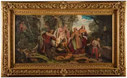 Moritz von Schwind: Der Handschuh der Heiligen Elisabeth, 1856