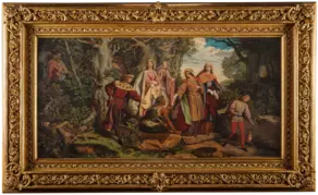 Moritz von Schwind: Der Handschuh der Heiligen Elisabeth, 1856