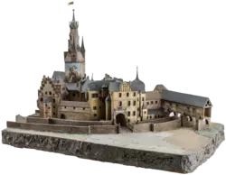 Modell der Bastille am Weimarer Residenzschloss, vor 1850 (Westseite)