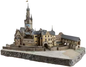 Modell der Bastille am Weimarer Residenzschloss, vor 1850 (Westseite)