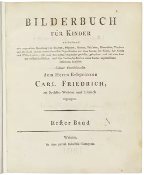 Friedrich Justin Bertuch: Bilderbuch für Kinder, 1790–1830