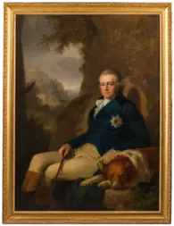 Johann Friedrich August Tischbein: Porträt Herzog Carl August von Sachsen-Weimar-Eisenach, 1795 